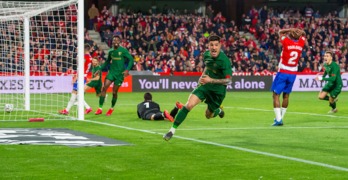 Yuri marcó el gol que clasificó al Athletic para la final en Granada. (@AthleticClub)