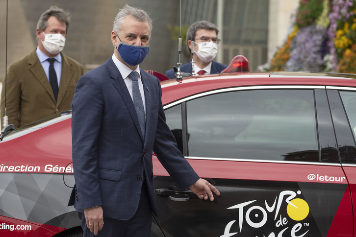 Iñigo Urkullu, en la presentación de la salida del Tour. (IREKIA)