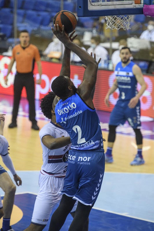 El buen trabajo de Okouo en la pintura no ha sido suficiente para GBC. (Jon URBE/FOKU)