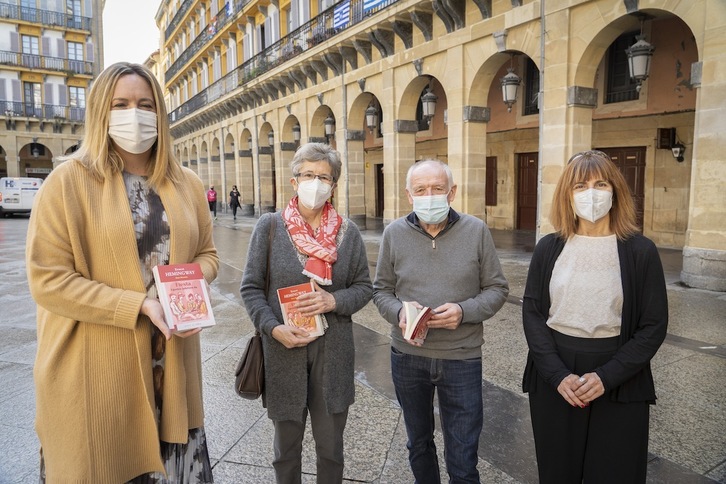 Ernest Hemingwayren ‘The Sun Also Rises’ liburuaren itzulpenaren aurkezpena. (Gorka RUBIO/FOKU)