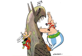 Primera imagen revelada de 'Astérix tras las huellas del Grifo'. (Salvat)
