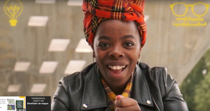 «Escape room» proiektuaren aurkezpenerako bideoaren irudi bat. (Pobreziaren eta Gizarte Bazterkeriaren aurkako Nafarroako Sarea)