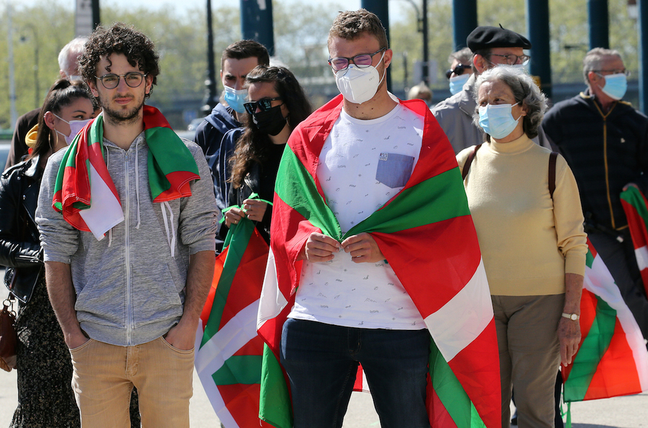 "La souveraineté et l’indépendance d’Euskal Herri sont des projets plus que jamais d’actualité" pour EH BAI et EH Bildu. © Bob Edme