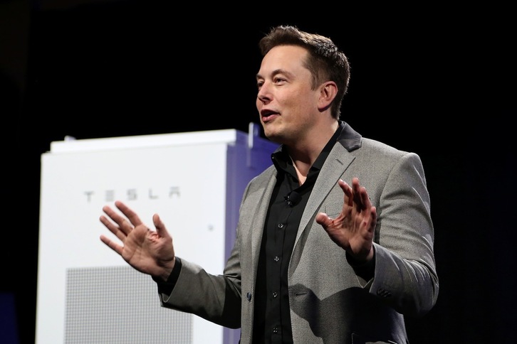 Elon Musk, el patrón de Tesla, ocupa el segundo lugar en la lista de milmillonarios de Forbes. (David MCNEW/AFP) 