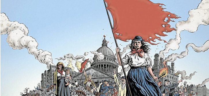Ilustración de Miguel Brieva para «Historia de la Comuna», de Lissagaray (Capitán Swing).
