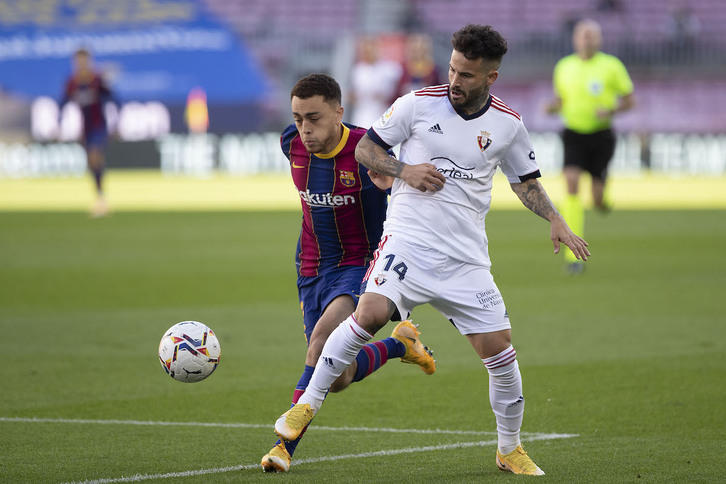 Rubén García se ha mostrado autocrítico con su rendimiento particular. (OSASUNA)