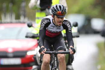 Pau Miquel se ha exhibido en la última subida a Arrate para estrenar su palmarés como amateur. (Oskar MATXIN/FOKU)