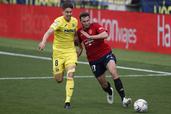Moncayola ha abierto la cuenta anotadora rojilla con un gran empalme desde fuera del área. (LA OTRA FOTO)