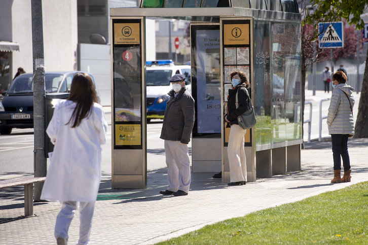 Los contagios siguen en torno a los 200 en Nafarroa. (Iñigo URIZ/FOKU)