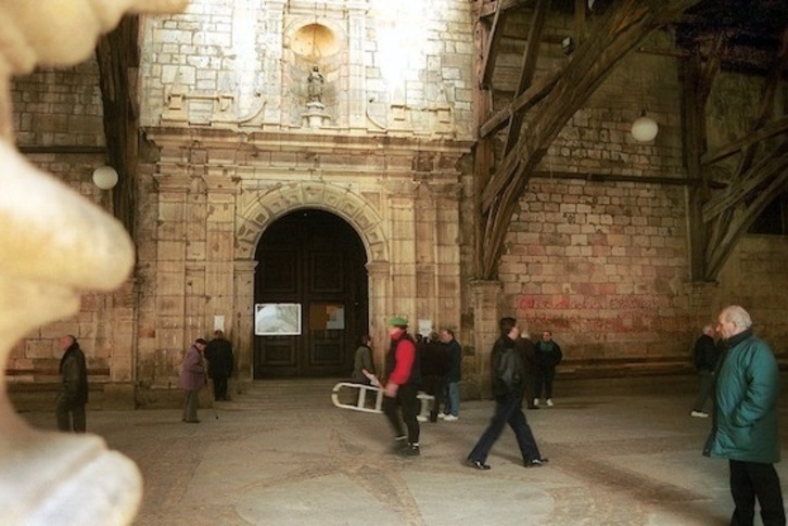 Durangoko Andra Mariko elizpea, artxiboko irudian. (Monika DEL VALLE/FOKU)