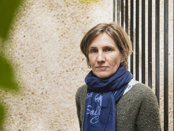 Marie-Andree Ouret Biga Bai elkarteko presidentea. (GUILLAUME FAUVEAU)