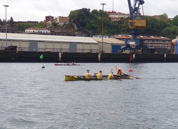 Aurreko astean jokatu zen Gipuzkoako Txapelketako irudia (GIPUZKOAKO ARRAUN FEDERAZIOA)