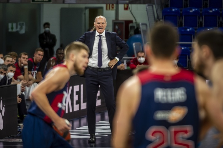 Los problemas físicos se le empiezan a amontonar a Saski Baskonia. (Jaizki FONTANEDA / FOKU)