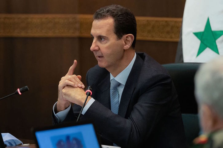 Imagen del presidente sirio, Bachar al Asad. (AFP)