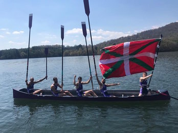 Santurtziko batela, Legution garaipena ospatzen (ITSASOKO AMA)