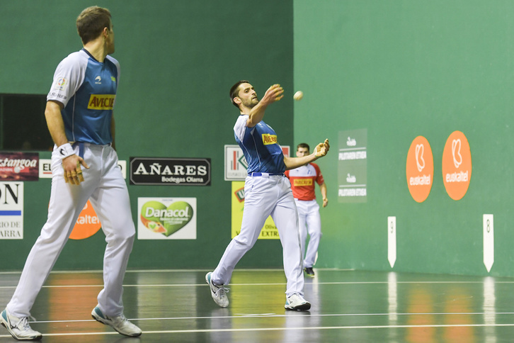 Jon Ander Albisuk sekulako neurketa jokatu du gaur Logroñon (Idoia ZABALETA / FOKU)