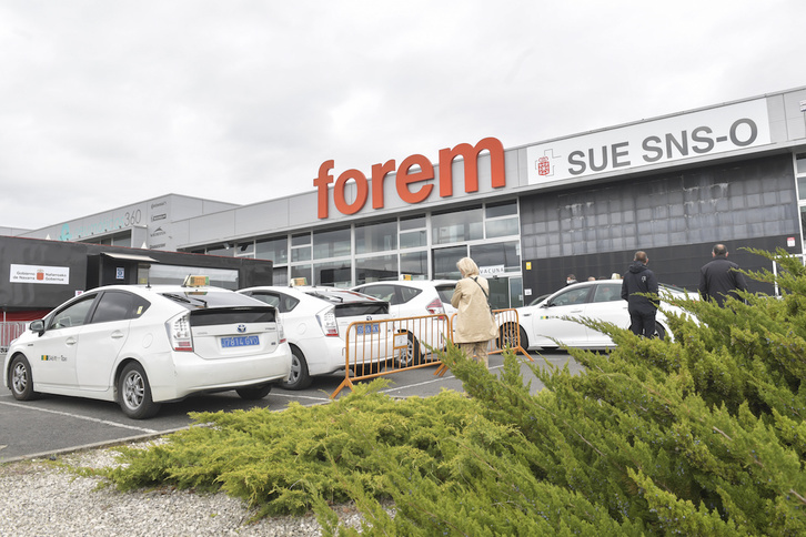 Centro de vacunación en Nafarroa. (Idoia ZABALETA/FOKU)