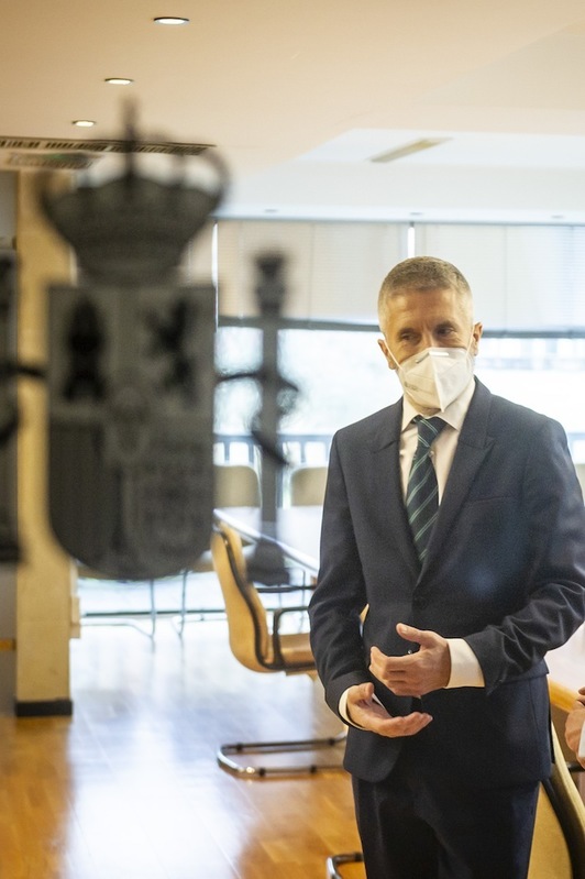 El ministro español de Interior, Fernando Grande-Marlaska. (Jaizki FONTANEDA | FOKU)