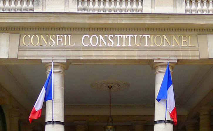 Frantziako Kontseilu Konstituzionalaren egoitza, Parisen. (NAIZ)