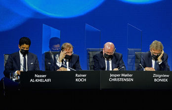 El presidente del PSG, Nasser Al-Khelaïfi, ha sido nombrado máximo responsable de la Asociación de Clubes Europeos (ECA). (Richard JUILLIART/AFP)