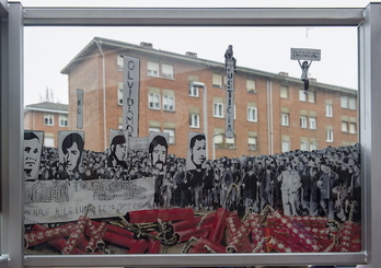 Imagen de Zaramaga, convertido en un icono de lucha en 1976. (Juanan RUIZ/FOKU)