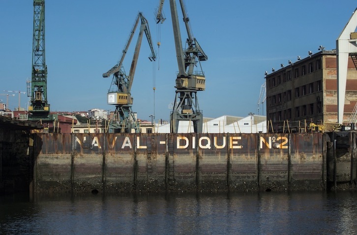 El astillero de La Naval, en Sestao, en una imagen de archivo. (Marisol RAMIREZ/FOKU)