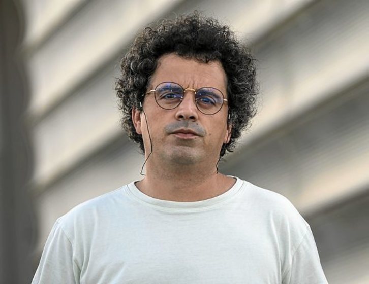 Ion de Sosa en Zinemaldia de 2019, donde presentó el corto ‘Leyenda dorada’. (Jagoba MANTEROLA| FOKU)