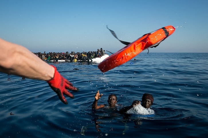 Una operación de rescate de la ONG Sea-Watch en el Mediterráneo. (sea-watch.org)