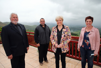 Pepela Mirande, Annick Trounday, Maryse Othart et Bruno Jaureguiberry. © Bob EDME