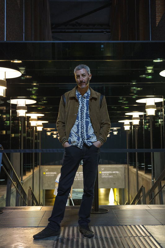 El director de ‘Ilargi guztiak", Igor Legarreta. (Aritz LOIOLA| FOKU)
