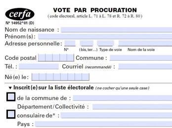 Il est conseillé d'accomplir les démarches en amont au risque de ne pas pouvoir voter si la mairie n'a pas reçu la procuration à temps.