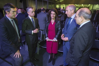 Aintzane Ezenarro, directora de Gogora, el día que se presentó el Instituto de la Memoria en 2015. (Monika DEL VALLE-FOKU)