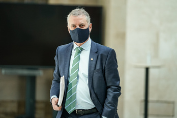 Urkullu, en la jornada de ayer.