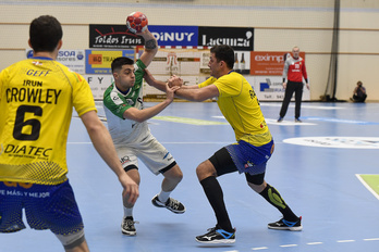 Con su victoria en tierras cántabras, Helvetia Anaitasuna se coloca noveno en la clasificación. (Gorka RUBIO/FOKU)