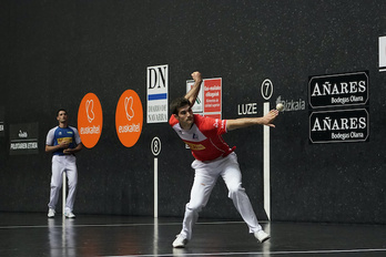 Elezkano y Zabaleta no tuvieron piedad de sus rivales. (Aritz LOIOLA/FOKU)