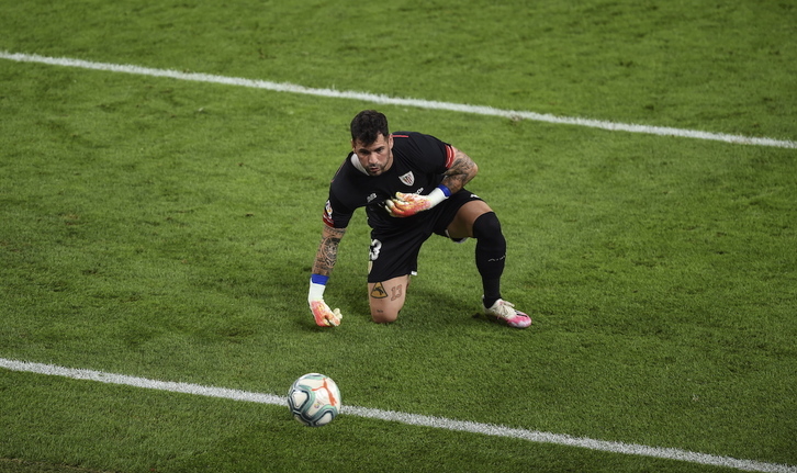 Herrerín jugó la pasada temporada ante el Leganés su último partido en San Mamés. (Aritz LOIOLA / FOKU)