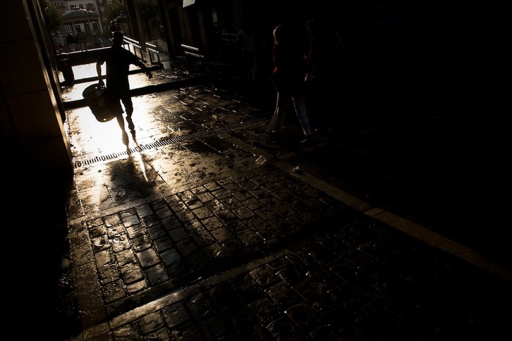 El TSJN ha tumbado el toque de queda por desproporcionado y el cierre de terrazas a las 22.00 horas. (Gari GARAIALDE/ FOKU)