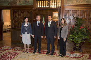  El embajador de Cuba Gustavo Ricardo Machín Gómez visitó la CAV en 2018. (IREKIA)
