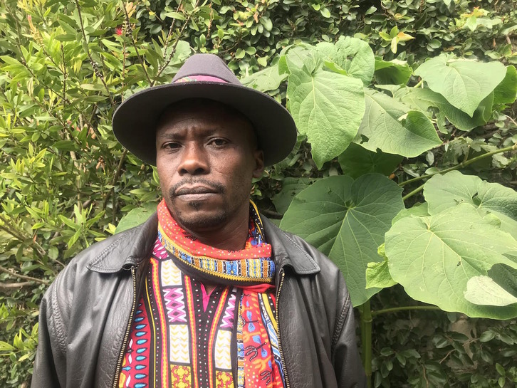 El líder social afrocolombiano Héctor Carabalí Charrupí. (Orsetta BELLANI)