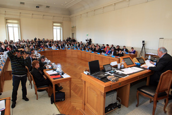 Jean-Jacques Lasserre est élu au Parlement de Navarre depuis 1982. © Bob EDME