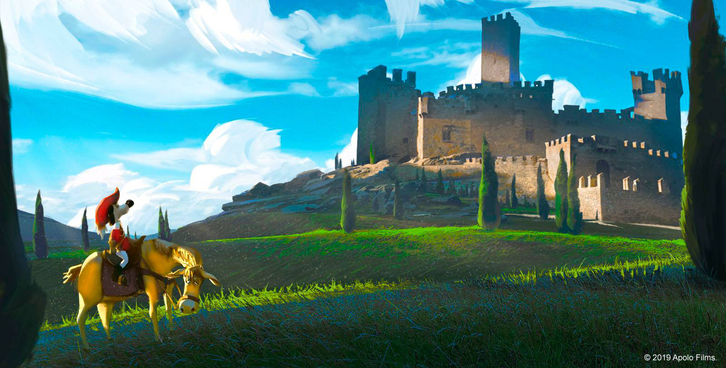 El Castillo de Xabier figura entre las localizaciones de ‘D'Artacán y los tres mosqueperros’. (APOLO FILMS)