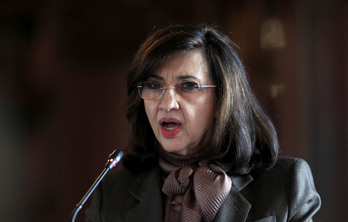La ya exministra de Exteriores de Colombia, Claudia Blum, en una imagen de archivo. (Daniel MUÑOZ/AFP)
