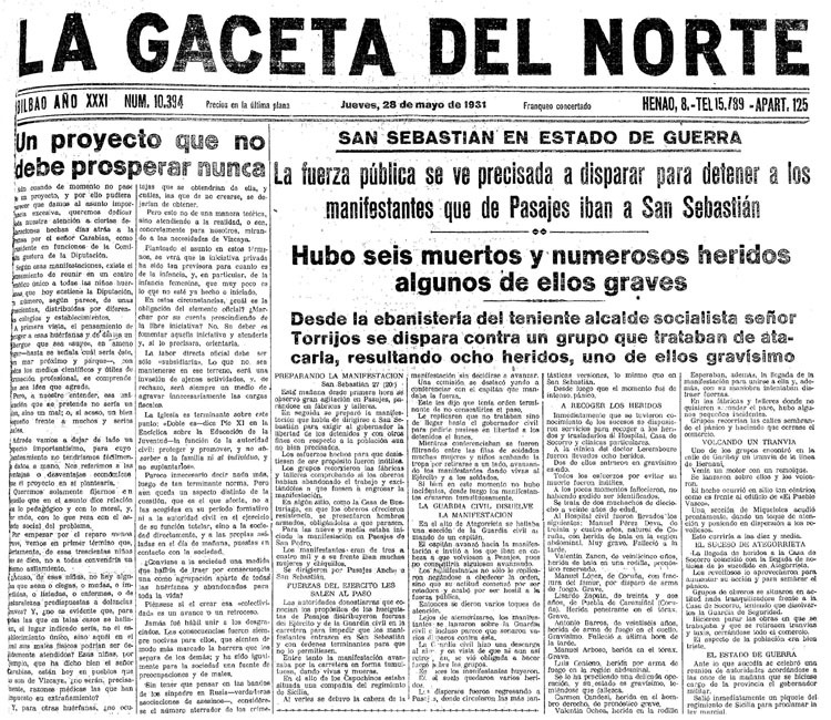 Euskal Herria. Ategorrieta 1931, una memoria incómoda. [II República. HistoriaC] 065_ate5