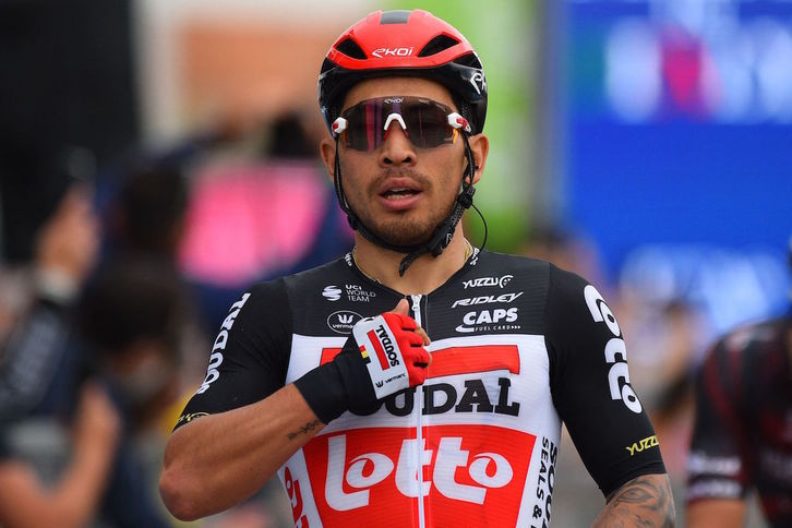 Caleb Ewan se ha reivindicado como el mejor sprinter del Giro por el momento. (Dario BELINGHERI/AFP)