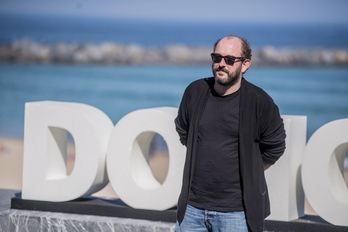 Borja Cobeaga, durante la edición de Zinemaldia de 2017. (Gorka RUBIO/FOKU)