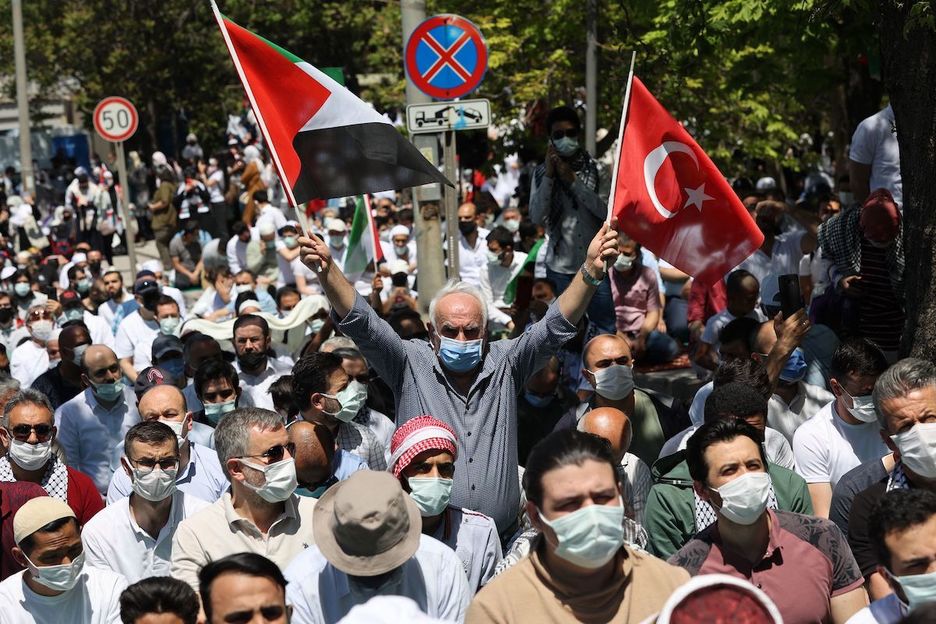 Manifestaciómn celebrada en Ankara. (Adem ALTAN/AFP)
