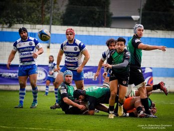 Iker Olaeta gernikarrak, artxiboko irudi batean. (Juan A. Sanchez / FERUGBY)