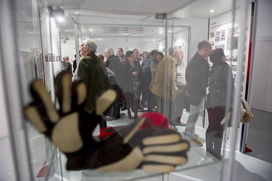 Una exposición conmemoró en 2015 el 75º aniversario del club. (Juanan RUIZ / FOKU)