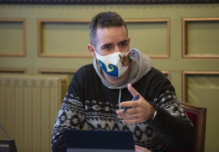 Mikel Bilbao, alcalde de Mundaka. (Raúl BOGAJO/FOKU)