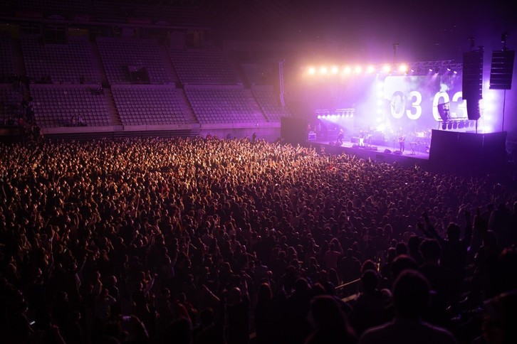 Imagen del concierto que Love of Lesbian ofreció ante 5.000 personas. (EUROPA PRESS)